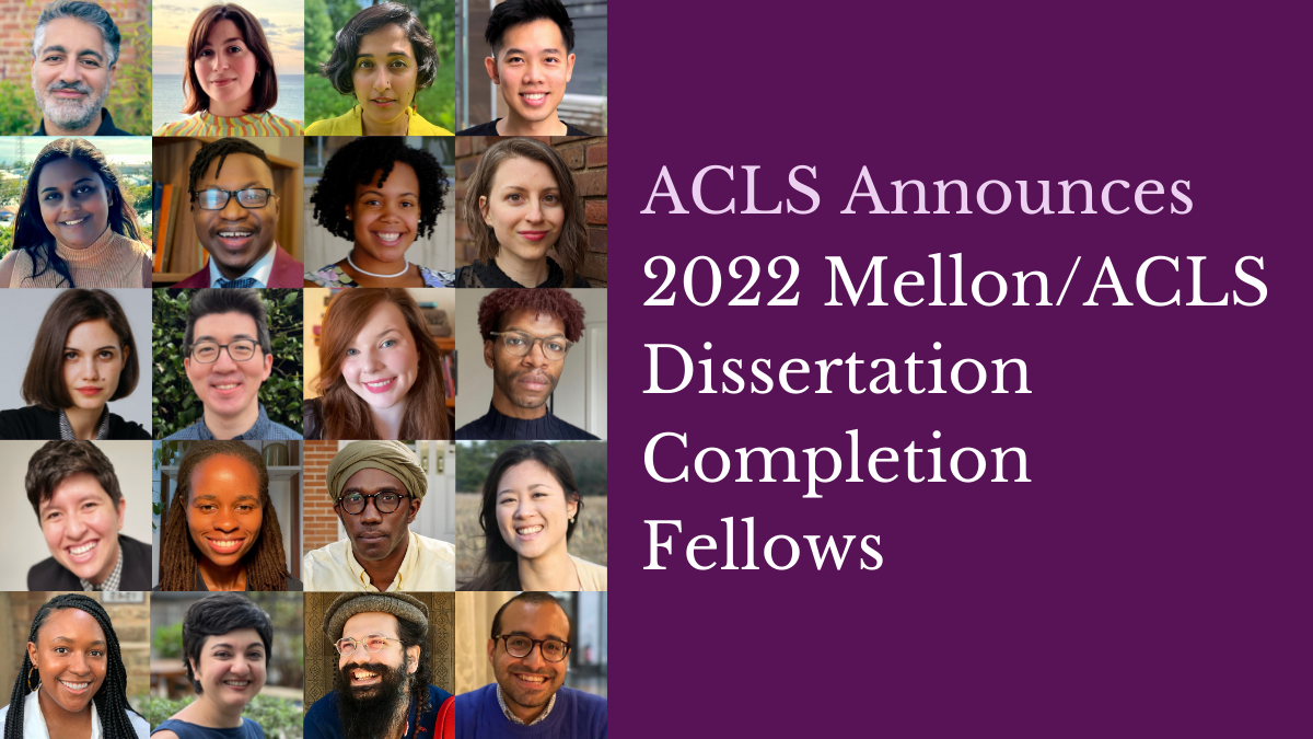 mellon fellowships for dissertation research