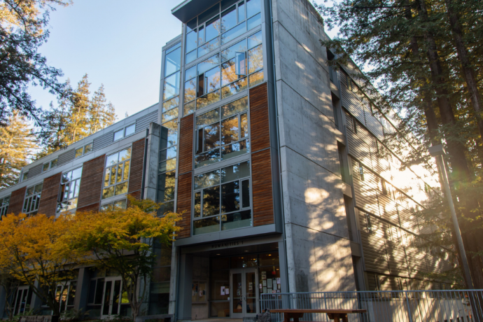 Exterior of the Humanities Institute at UC Santa Cruz building