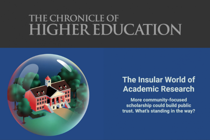 ACLS letter to the editor to Insular World of Higher Education.