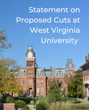 September 2023 Statement on Proposed Cuts at West Virginia University