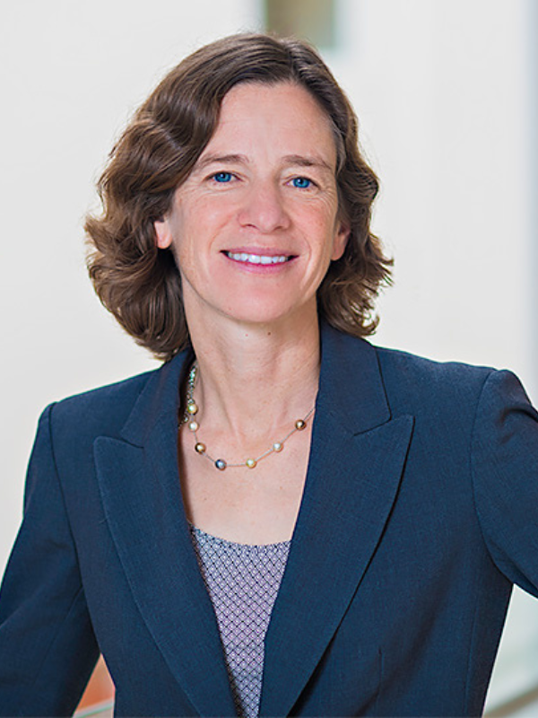 Amanda Frost in dark blue blazer