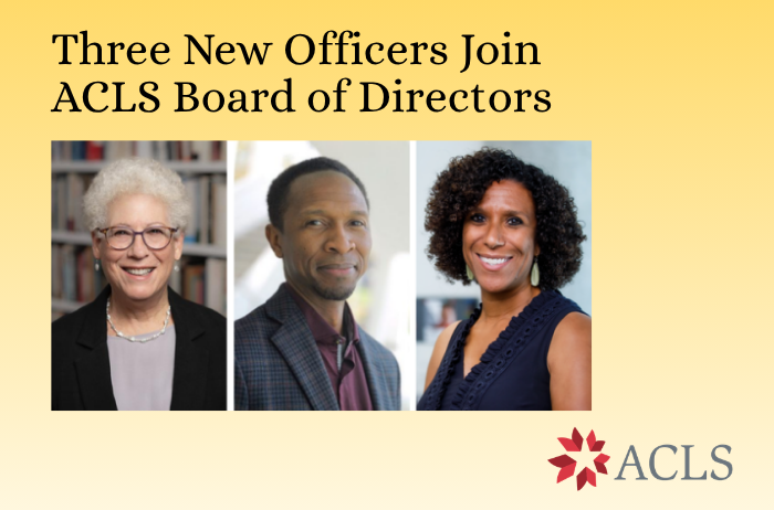 New ACLS Board Members - Spring 2026